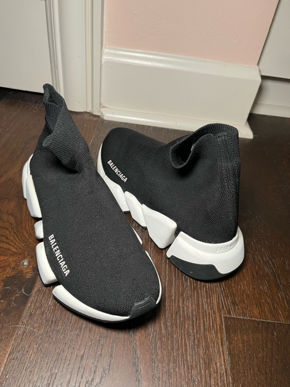 Balenciaga Black Speed Trainer Sock Sneakers